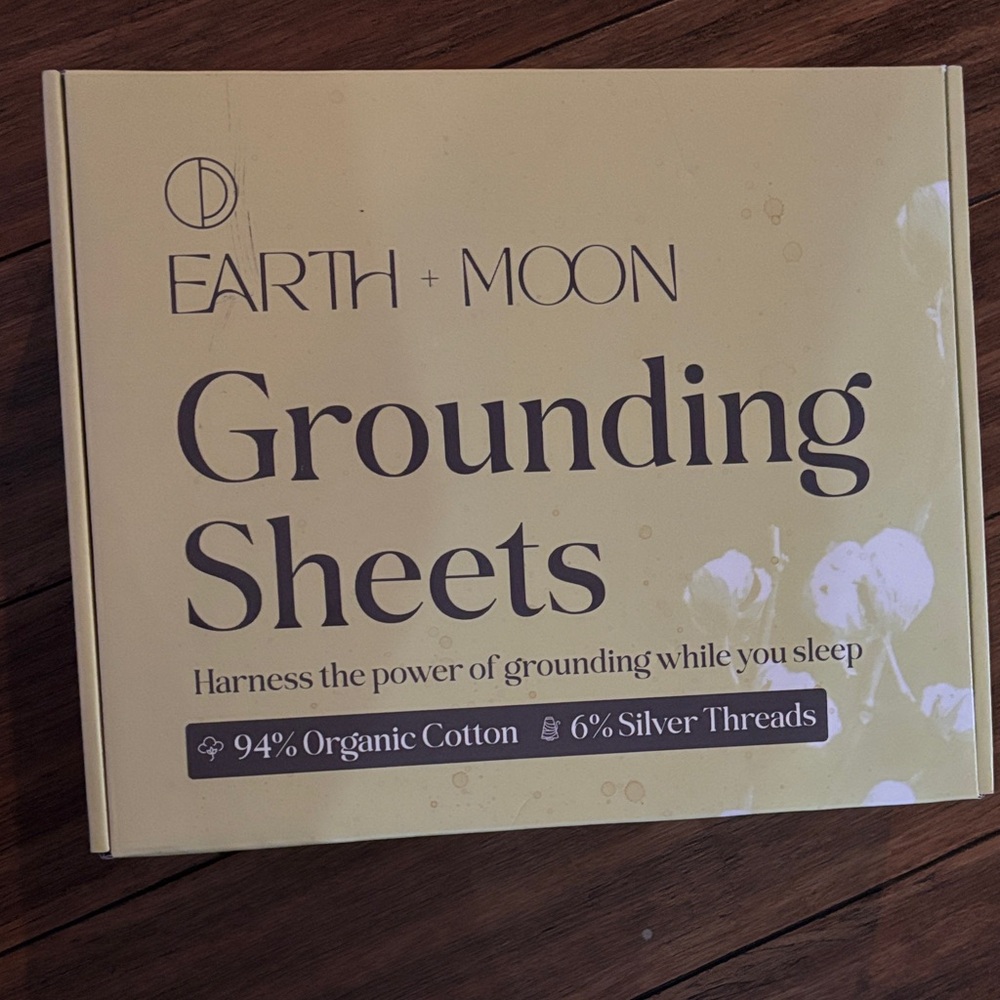 Grounding Sheets - Cream with Silver Threads